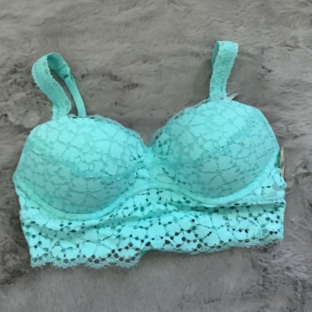 PINK lace bra